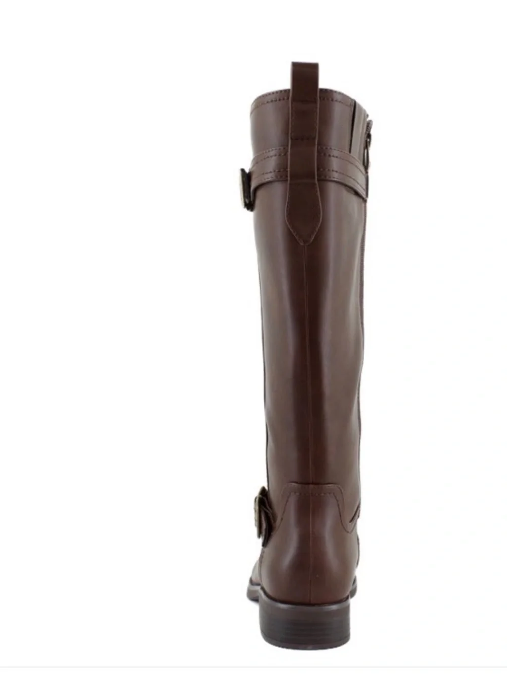 Naturalizer Tiernan Women's Brown faux leather Tall Buckle Riding Boots 9.5 NEW